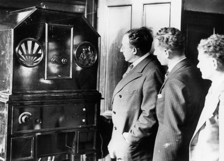 Darllediadau teledu cyntaf y BBC, Medi 1929. Amgueddfa Wyddoniaeth