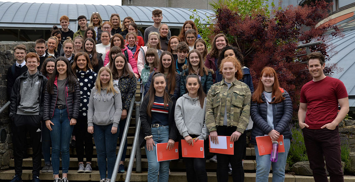 Group photo of students of the Department of Welsh and Celtic Studies - 2019 cohort