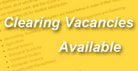 Clearing Vacancies Available