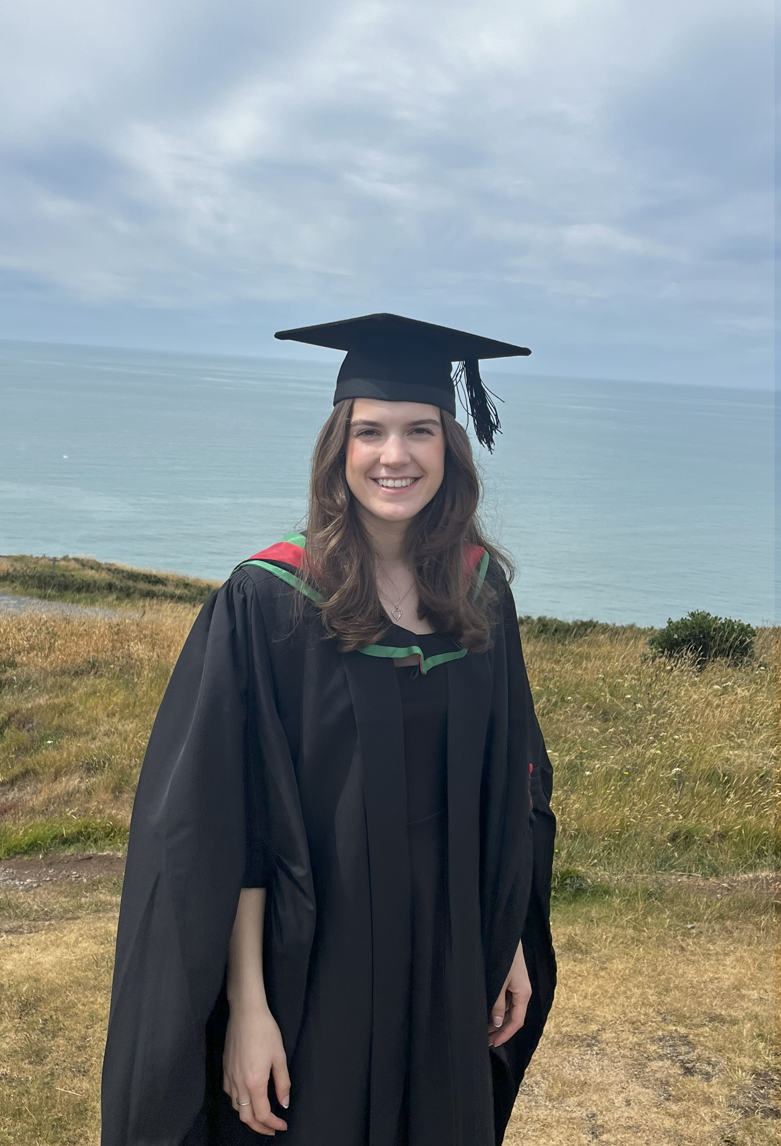 Esme Logan during her graduation ceremony