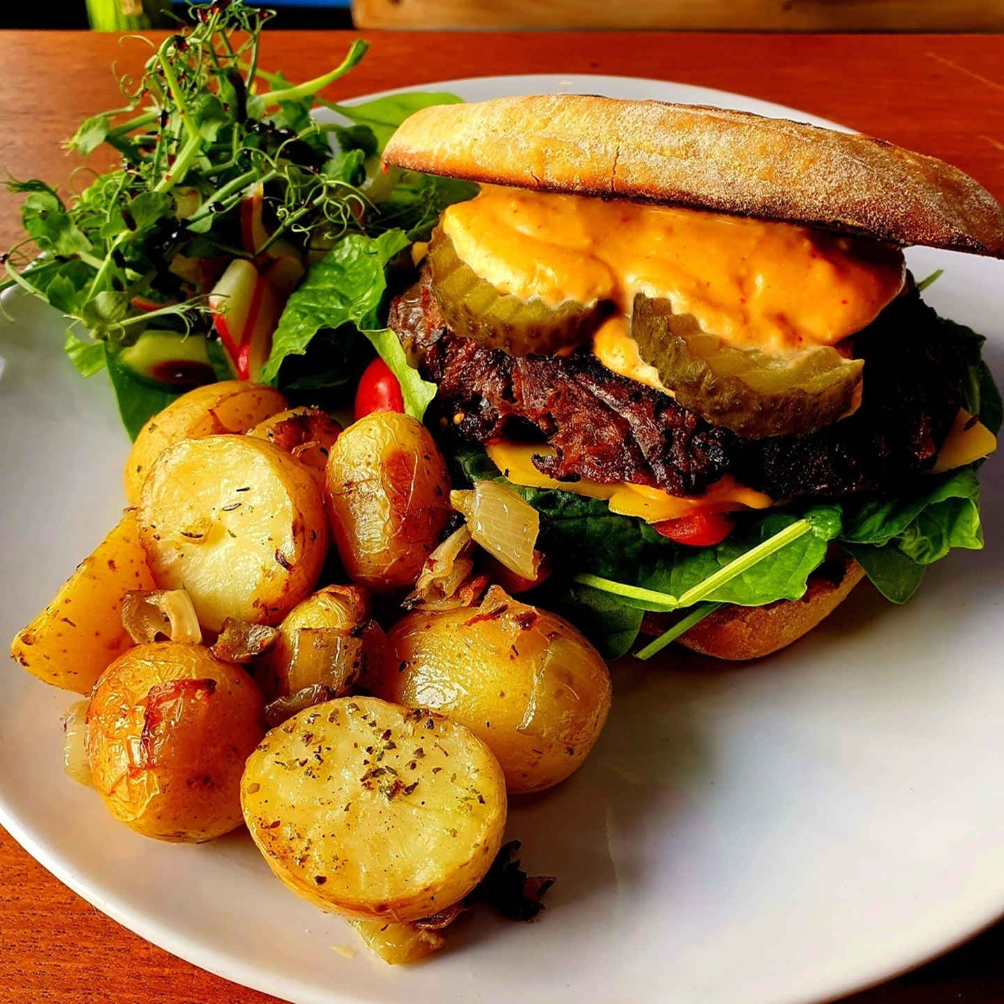 Lion’s Mane Mushroom Burger