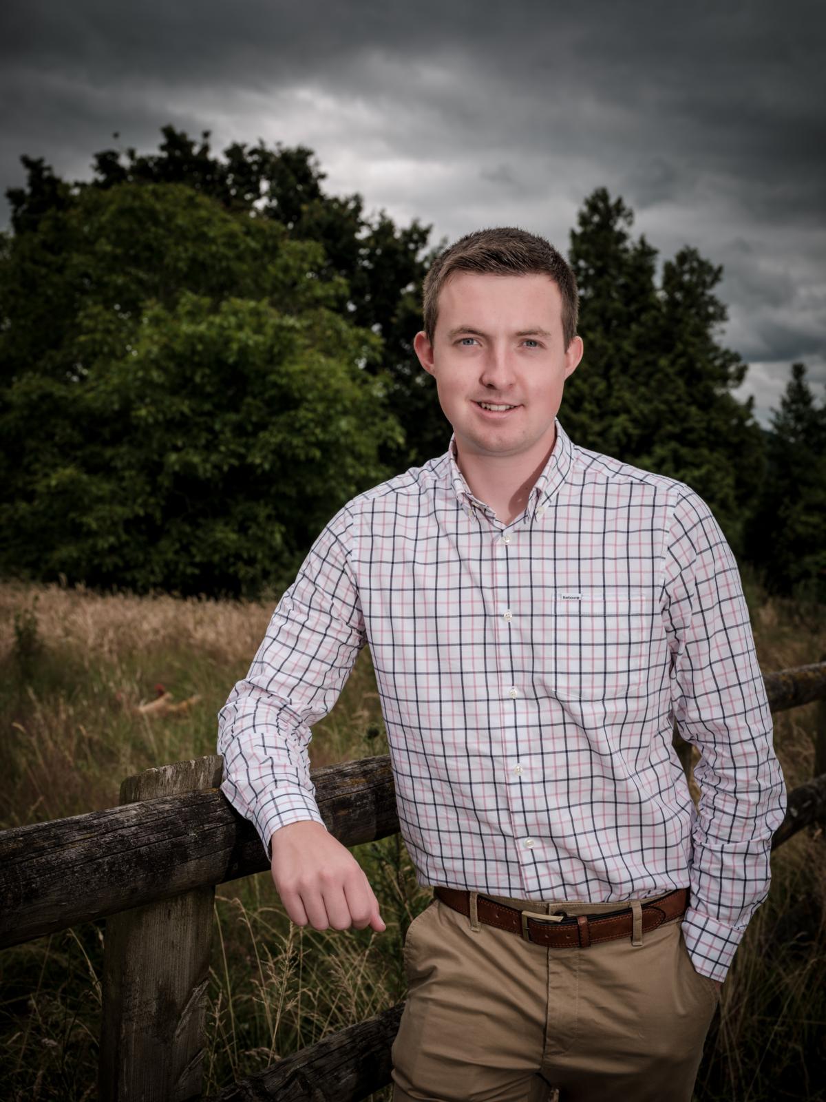 Winner of the Farmers Weekly agriculture Student of the year, Logan Williams, who has recently graduated from Aberystwyth University. Credit: Farmers Weekly