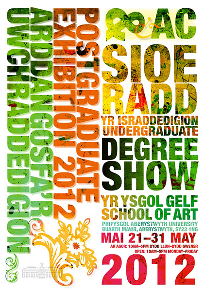 2012 Degree Show Poster.