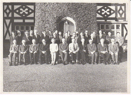 50th anniversary of the formation of the Department of International Politics, Gregynog, 1969. 