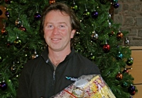 Kevin Williams, winner of the Christmas card competition