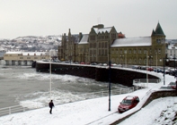Snow in Aberystwyth