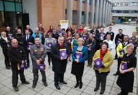 Students and staff joined with the Vice-Chancellor to launch the Strategic Plan.