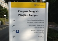 One of the new signs