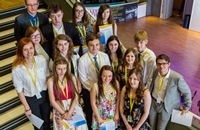 Some of the successful students who studied at this year’s Summer University