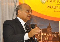 Professor Ved Prukash Torul, of the Aberystwyth University Mauritius Branch Campus.