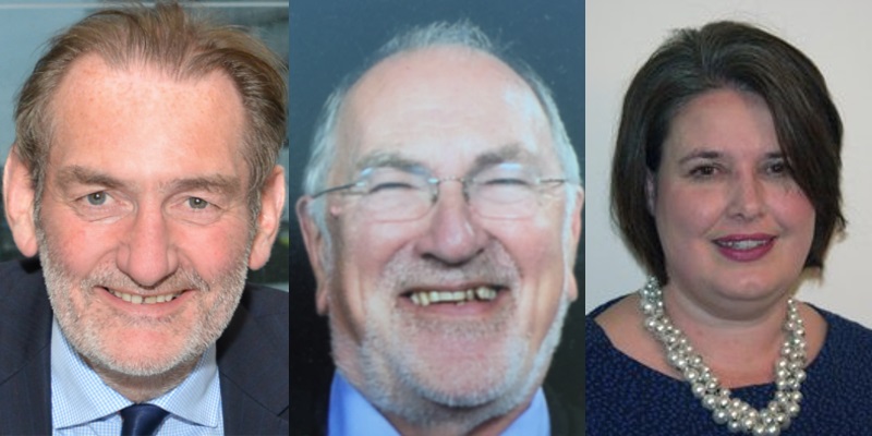 New Council appointments from Left to Right: Professor Sir Ian Diamond; Professor Robin Williams and Samantha Blackie