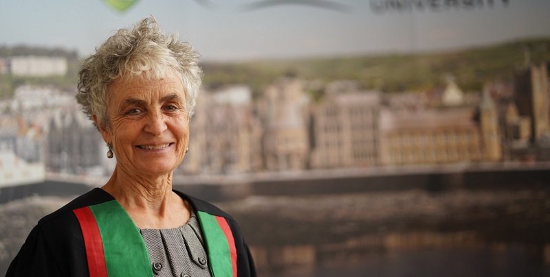 Actor, singer and former mayor of Aberystwyth, Sue Jones-Davies, was awarded an Honorary Bachelor of Arts Degree in 2018.