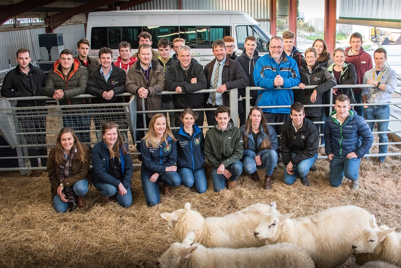 Coleg Cambria Llysfasi students and staff visit Aberystwyth University’s Gogerddan Farm Centre for Innovation Excellence in Livestock facility, which undertakes detailed nutritional studies in ruminants, leading to a greater understanding of the fundamental science needed for precision farming systems.