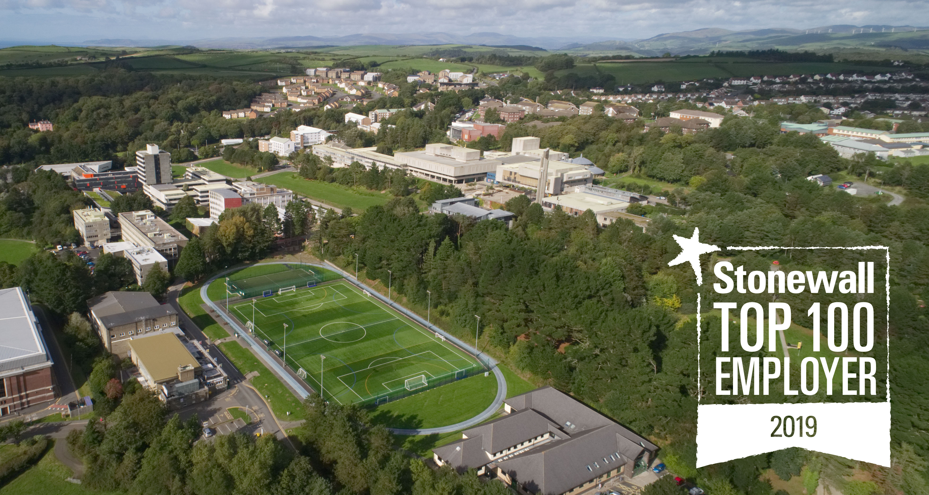 Aberystwyth University is in Stonewall’s Top 100 Employers list for a second consecutive year.