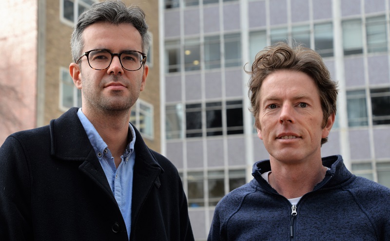 Aberystwyth University physicist Alex Pitchford (right) and mathematician Dan McNulty will presenting their research in Westminster as part of STEM for BRITAIN.