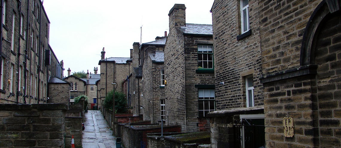 Saltaire in Yorkshire – a mill town which is now a world heritage site