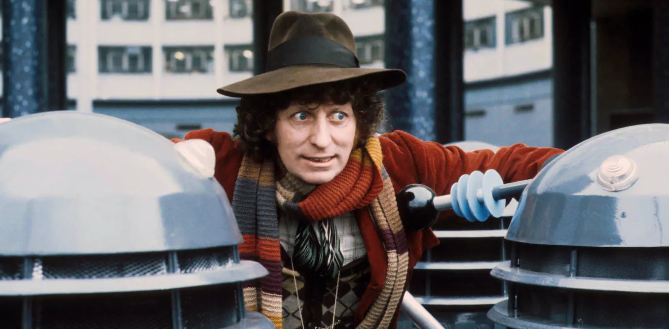 Tom Baker as Doctor Who. Everett Collection Inc/Alamy Stock Photo