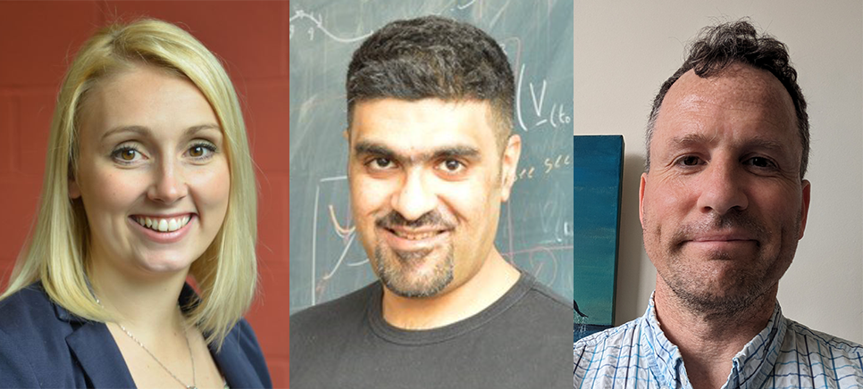 L to R: Rebecca Zerk, Dr Adil Mughal and Dr Kim Kenobi