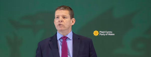 Rhun ap Iorwerth, leader of Plaid Cymru, during his party’s general election manifesto launch. ComposedPix/Shutterstock