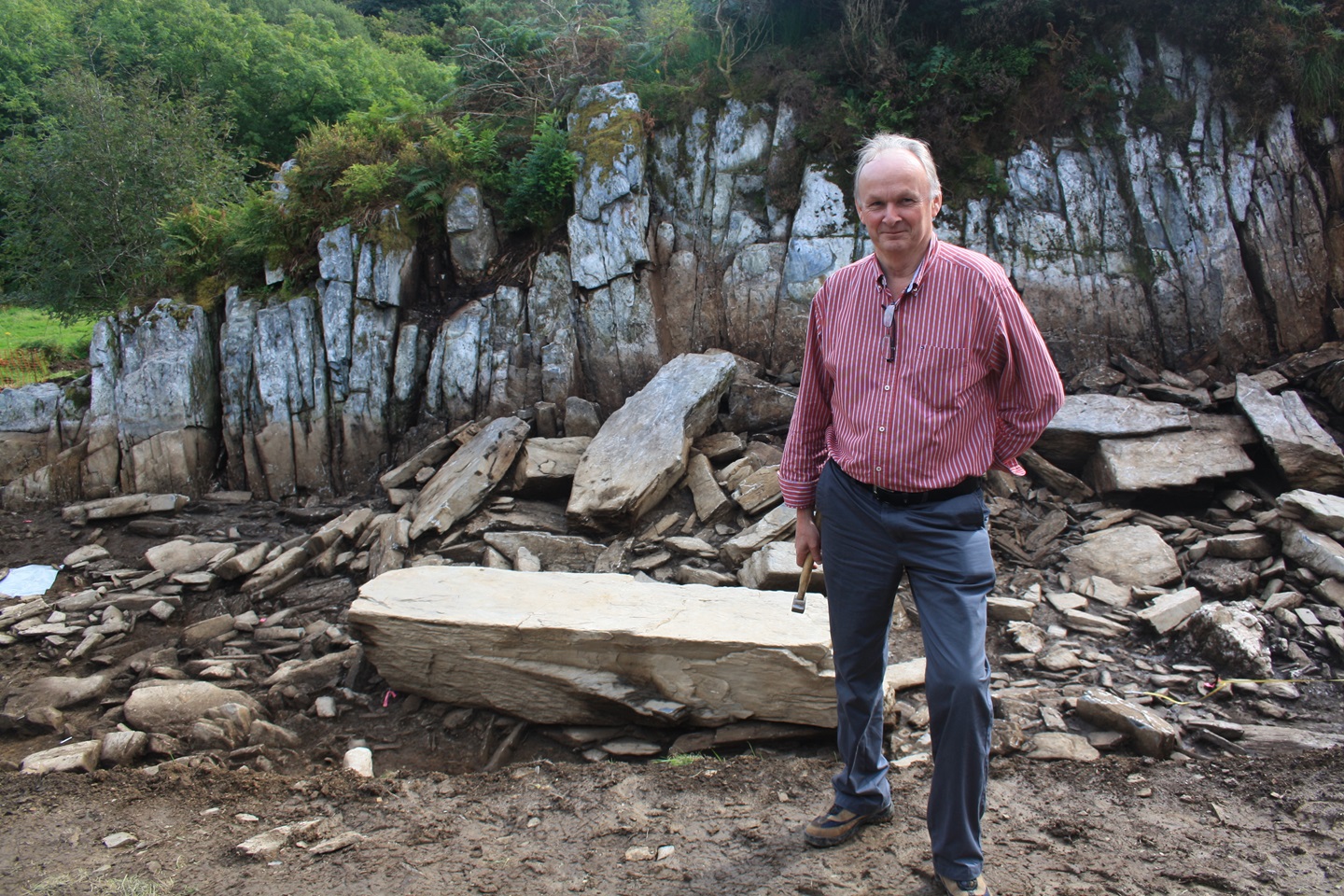 Professor Richard Bevins from our Department of Geography and Earth Sciences