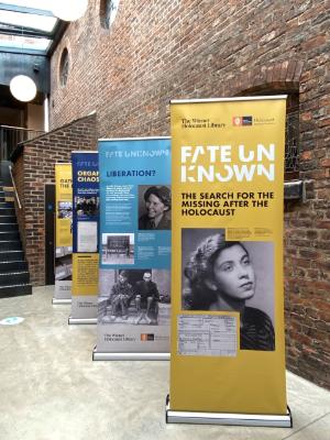 Fate unknown exhibition. Credit – Wiener Holocaust Library