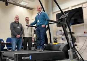 L to R: Professor Luis Mur, Dr Otar Akanyeti and Dr Federico Villagra Povina, 