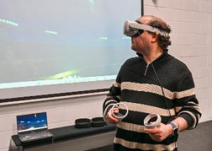 The interactive virtual reality experience at Aberystwyth University