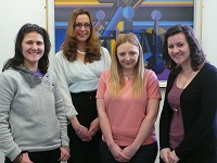 Psychology Students with their supervisor Dr. Verena Pritchard