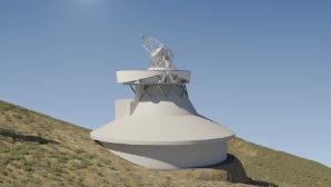 A representation of what the European Solar Telescope will look like when constructed at the observatory in La Palma, Spain. Credit: IDOM