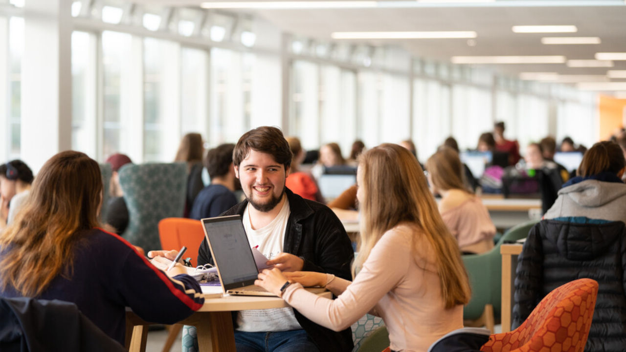 Students using Library